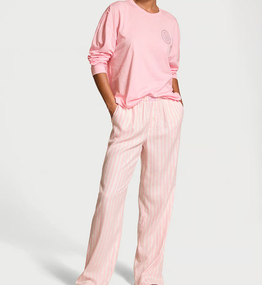 VICTORIA'S SECRET Flannel Long Pajama Set