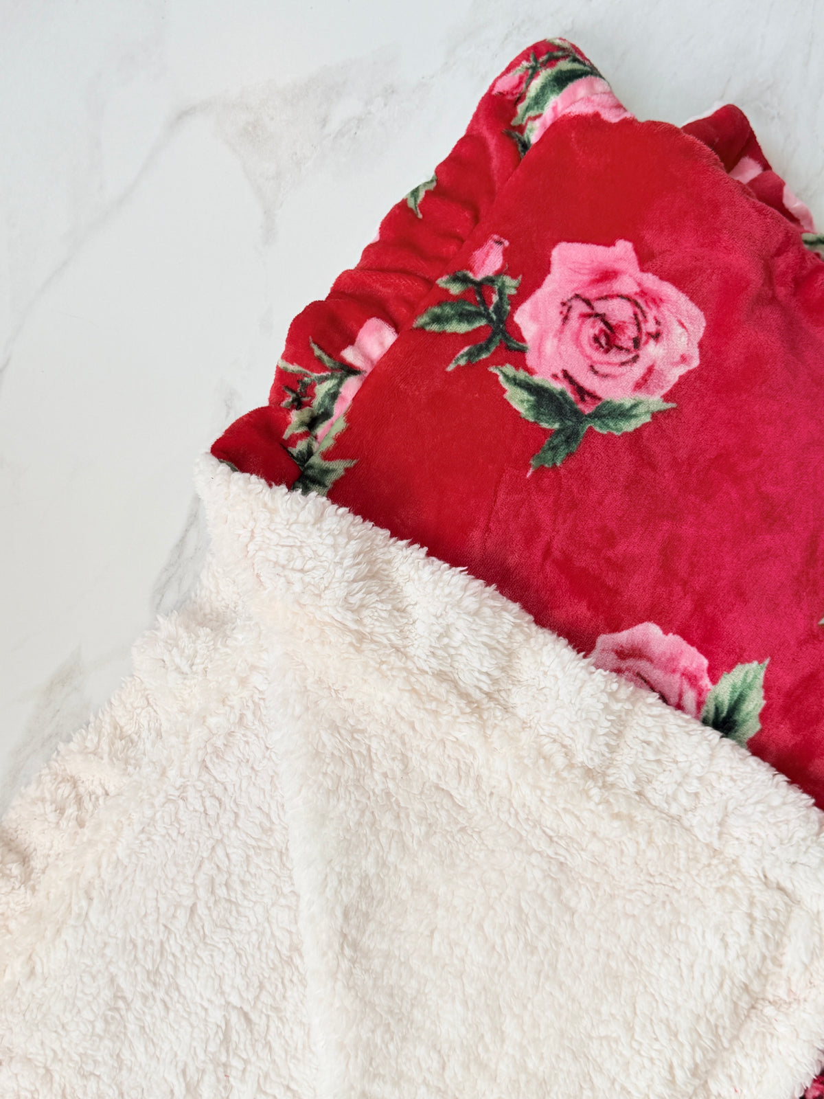 Blanket Sherpa Flores