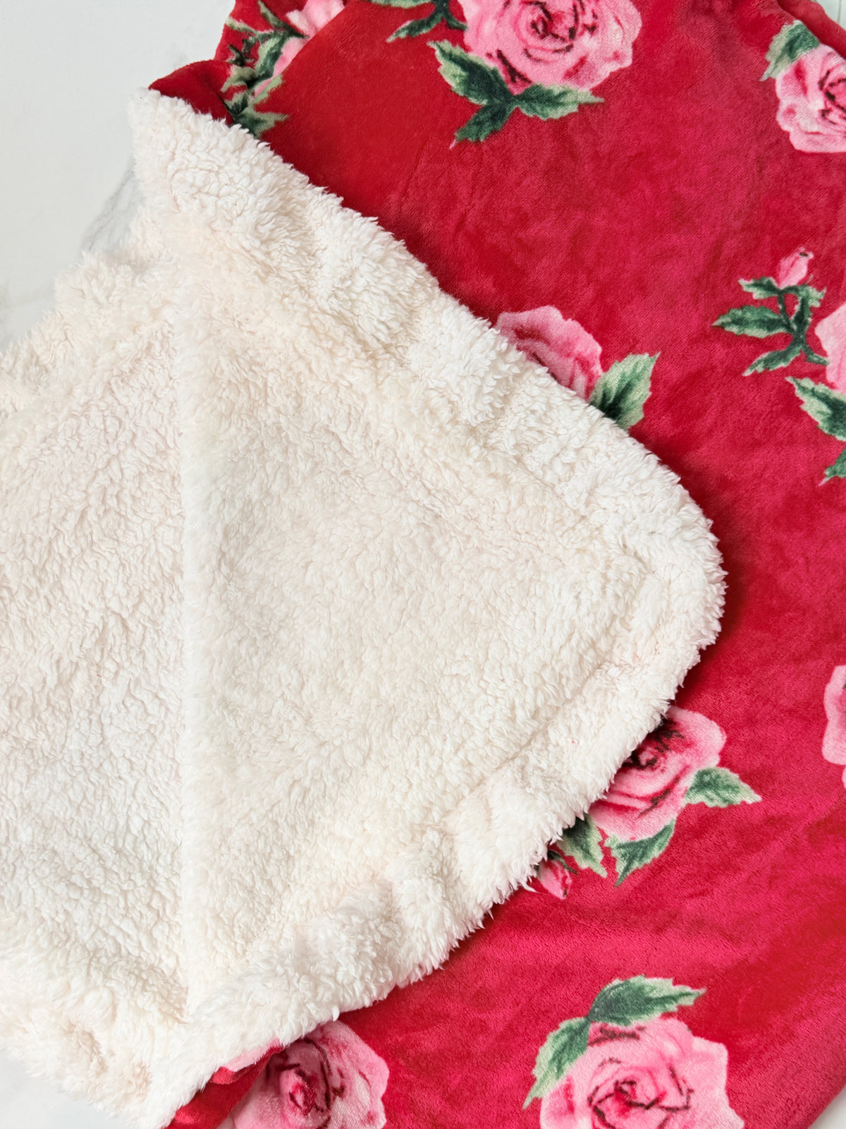 Blanket Sherpa Flores