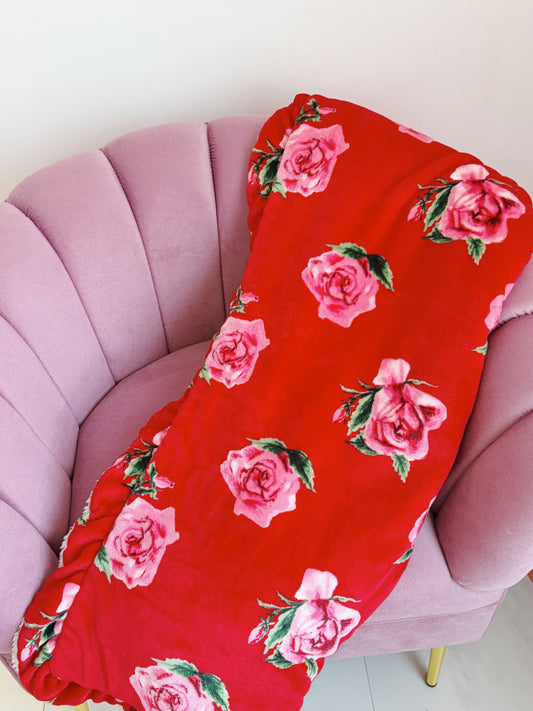 Blanket Sherpa Flores