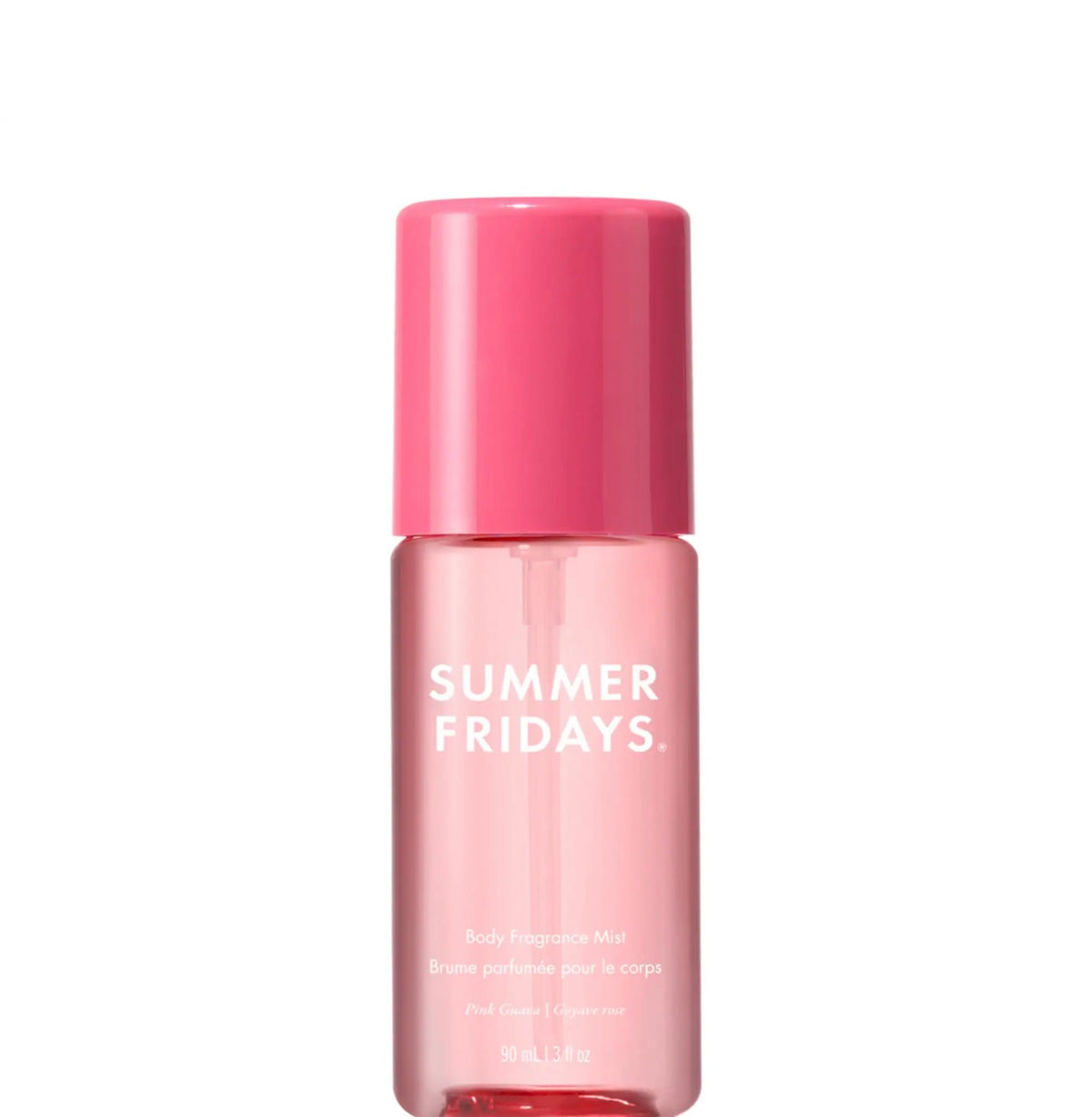 Summer Fridays  Mini Pink Guava Hair + Body Fragrance Mist with Guava Nectar + Sweet Strawberry