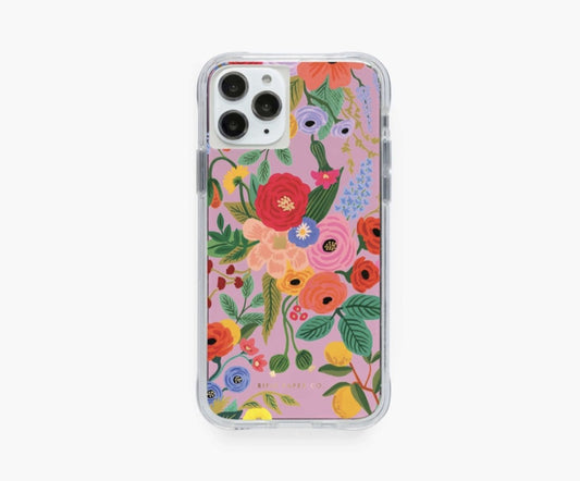 Clear Garden Party Blush iPhone Case