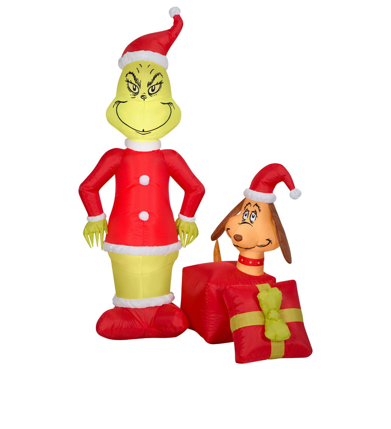 Grinch Lights Up Inflable